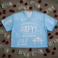 Light blue jersey